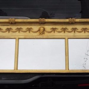 Regency Gilt Overmantle Mirror