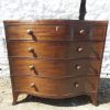 Georgian Mahogany Sepentine Chest of four Drawers