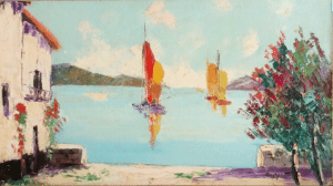 Cecil Rochfort Doyly John (1906-1993) Oil on board