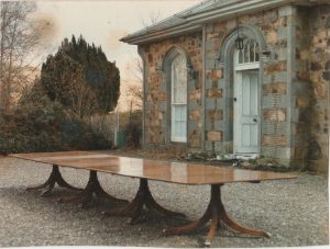 20ft Georgian style four pedestal table by Andrew Christie