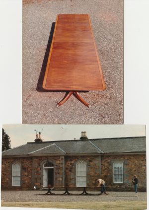 20ft Georgian styled four pedestal dining table