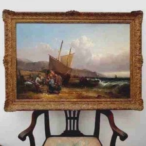  William Shayer, Senior, (1787-1879), Large Oil on Canvas