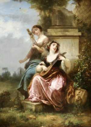 CHARLES  LOUIS  LUCIEN  MULLER ( 1815 - 1892 ) Oil on canvas