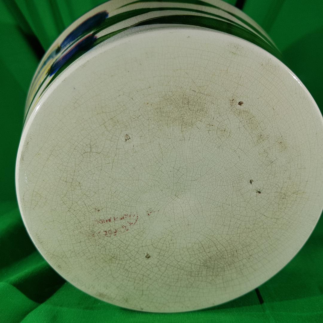 Wemyss Bowl decorated with Iris's. T Goode & Co.