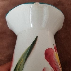Wemyss splayed rim Iris vase