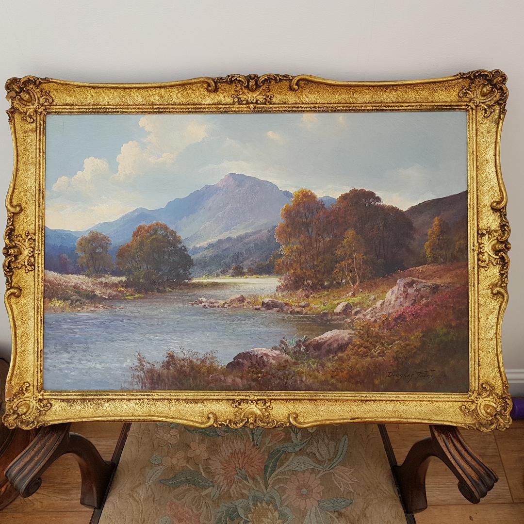 Douglas Falconer Oil on Board