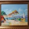 Cecil Rochfort Doyly John. St Tropez. Oil Painting