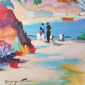 Cecil Rochfort Doyly John. St Tropez. Oil Painting