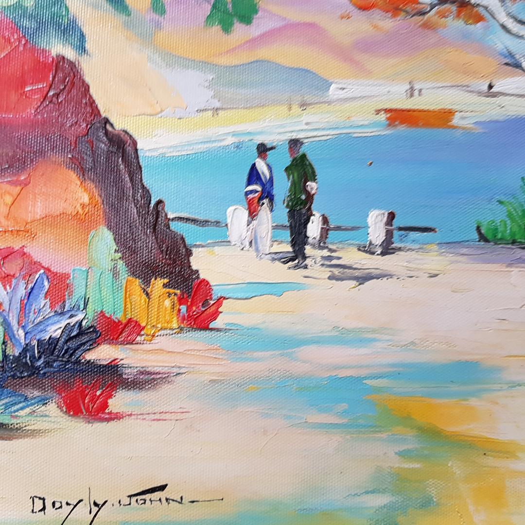 Cecil Rochfort Doyly John. St Tropez. Oil Painting Cecil Rochfort Doyly John. St Tropez. Oil Painting