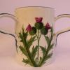 A Wemyss ware pottery Tyg. Thistles.