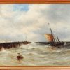 Gustave De Breanski. Large Oil on Canvas