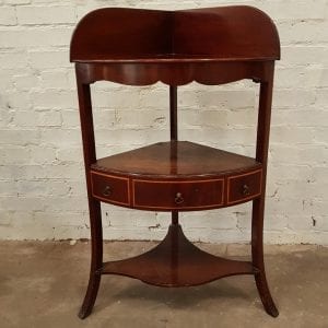 Georgian mahogany corner table stand