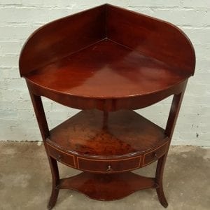 Georgian mahogany corner table stand