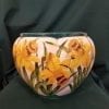 A Wemyss ware Daffodil pattern jardiniere