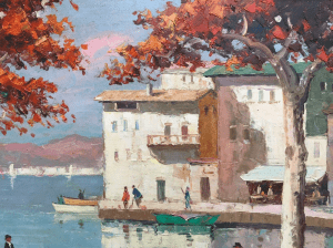 Cecil Rochfort Doyly John. St Tropez Harbour.