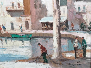 Cecil Rochfort Doyly John. St Tropez Harbour.
