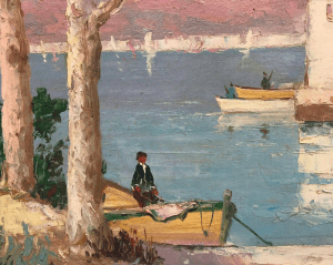 Cecil Rochfort Doyly John. St Tropez Harbour.