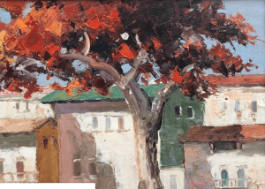 Cecil Rochfort Doyly John. St Tropez Harbour.
