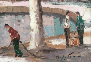 Cecil Rochfort Doyly John. St Tropez Harbour.