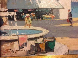 Cecil Rochfort Doyly John. Large Oil painting. St Tropez