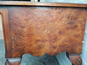 18th century style Burr Walnut four drawer Dresser