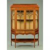 Edwardian mahogany display cabinet