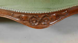 Victorian mahogany double spoonbacked Sofa