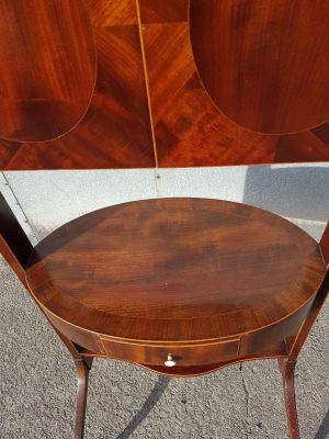 Georgian crossbanded mahogany triplate miniture Dressing Table