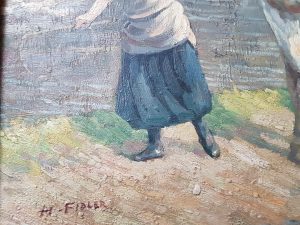 Harry Fidler Oil Painting