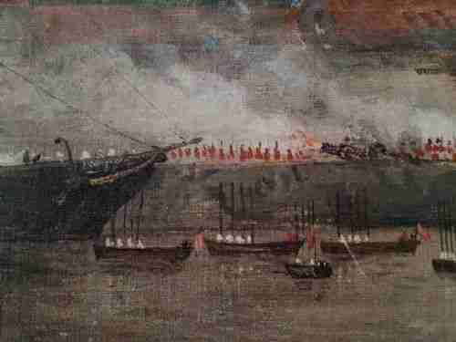 American English Battle scene O/C American English Battle scene O/C