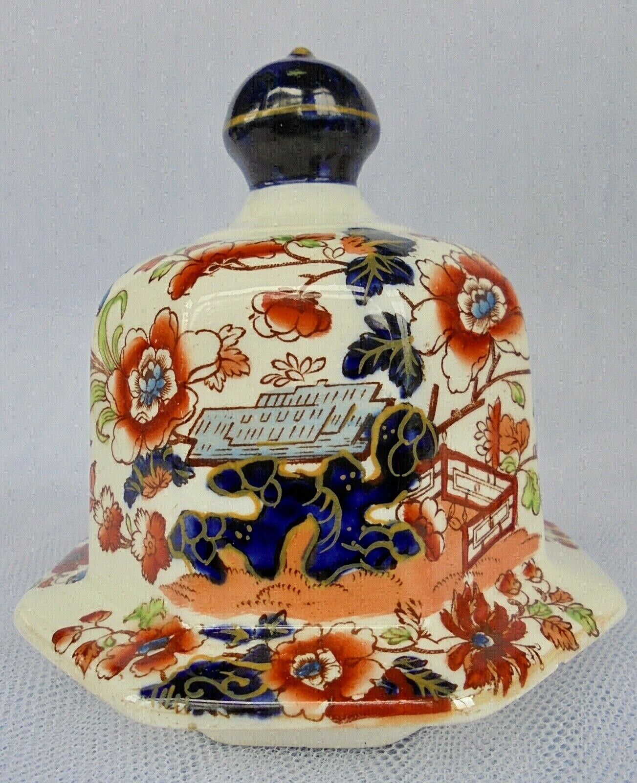 Masons Ironstone Lidded Urn Masons Ironstone Lidded Urn