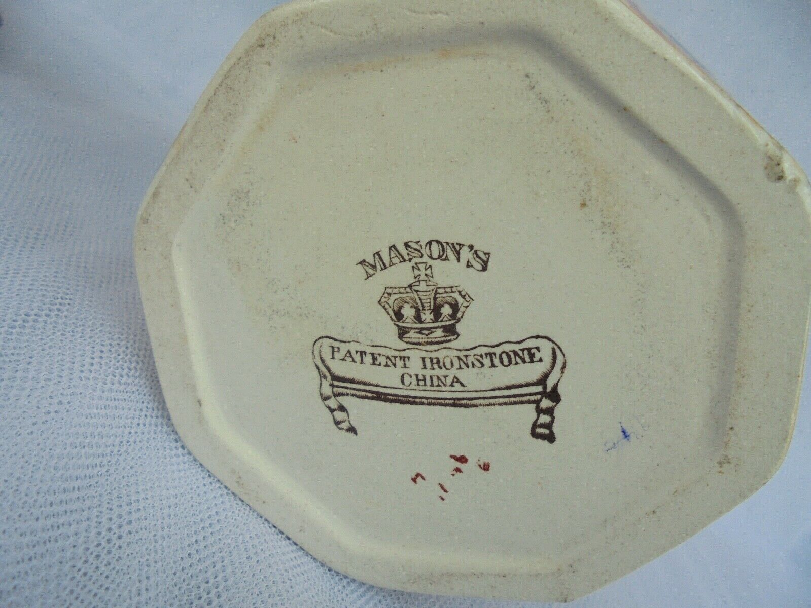 Masons Ironstone Lidded Urn Masons Ironstone Lidded Urn