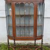 ogany Display Cabinet