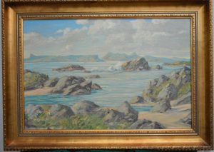 William Russell MA. Oil painting
