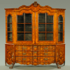 18th cent Dutch Marquetry cabinet
