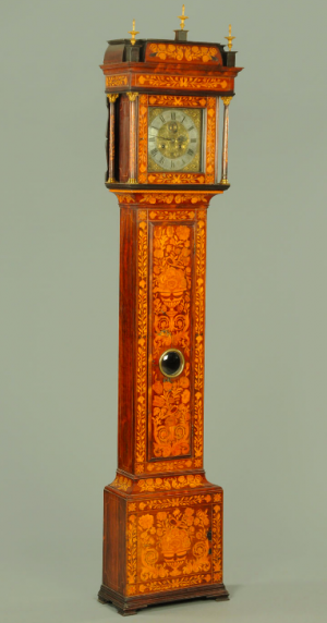 18th cent Marquetry Longcase Clock