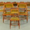 Set of six Edwardian parlour chairs