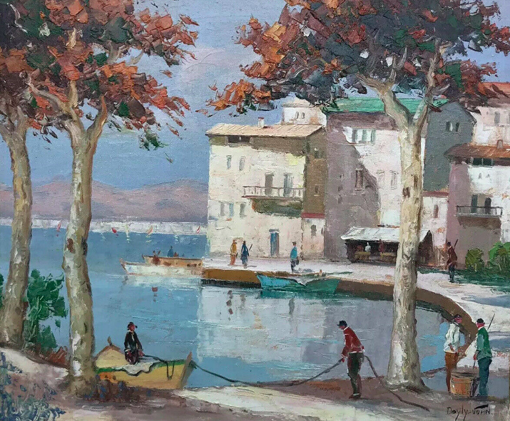 A large Cecil Rochfort Doyly John Oil on canvased panel Circa 1960s