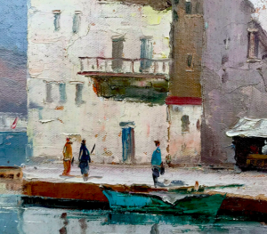 A large Cecil Rochfort Doyly John Oil on canvased panel Circa 1960s