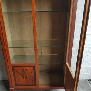 French Kingwood inlaid vitrine (Display cabinet)