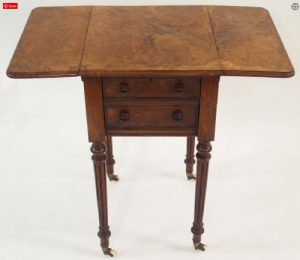 A Victorian Burr Walnut occasional table