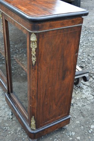 A Victorian Burr walnut Credenza