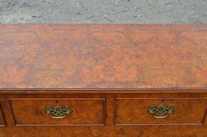A mid 20th cent burr walnut dresser