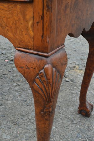 A mid 20th cent burr walnut dresser
