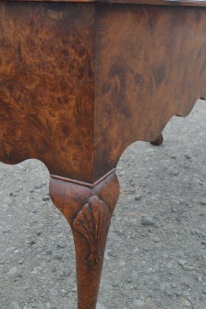 A mid 20th cent burr walnut dresser