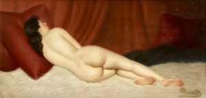 MAURICE BRIARD (1881-1957) Nude Oil painting