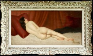 MAURICE  BRIARD (1881-1957) Nude Oil painting