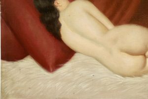 MAURICE BRIARD (1881-1957) Nude Oil painting