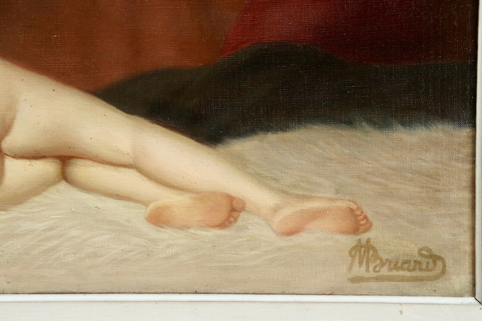 MAURICE BRIARD (1881-1957) Nude Oil painting MAURICE BRIARD (1881-1957) Nude Oil painting