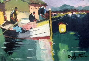 Cecil Rochfort D'Oyly John Oil Painting.